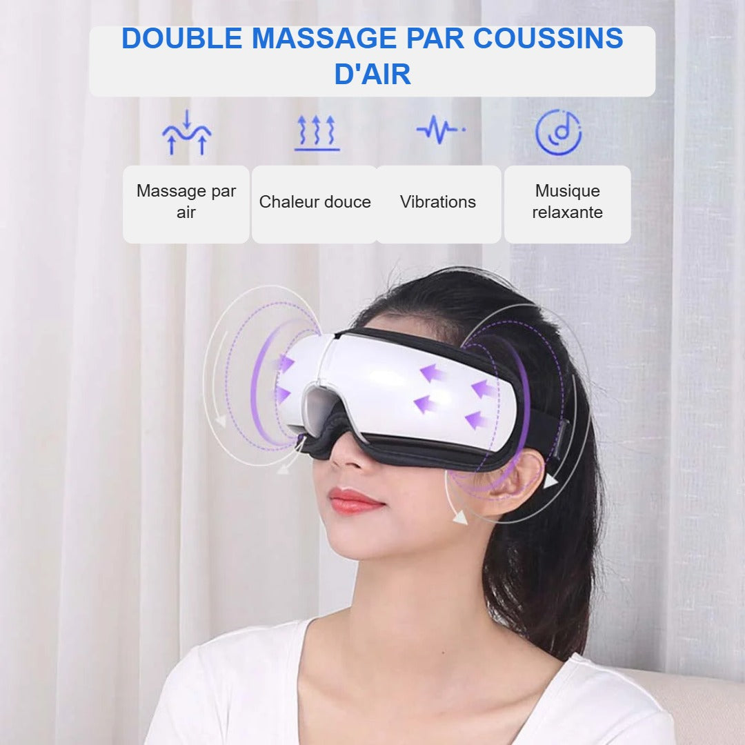 Masseur Yeux Chauffant – Regard Reposé, Moins de Poches et de Fatigue