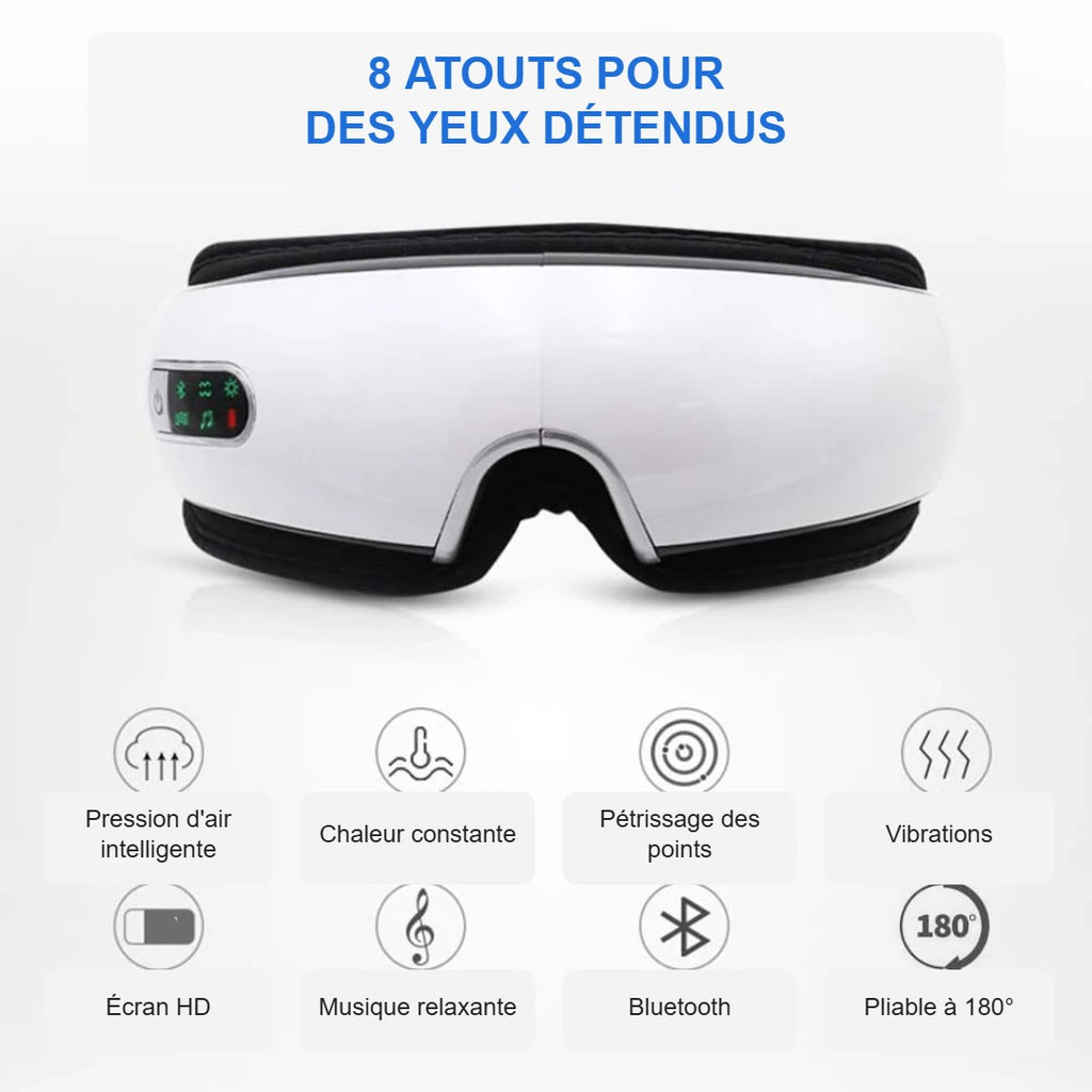 Masseur Yeux Chauffant – Regard Reposé, Moins de Poches et de Fatigue