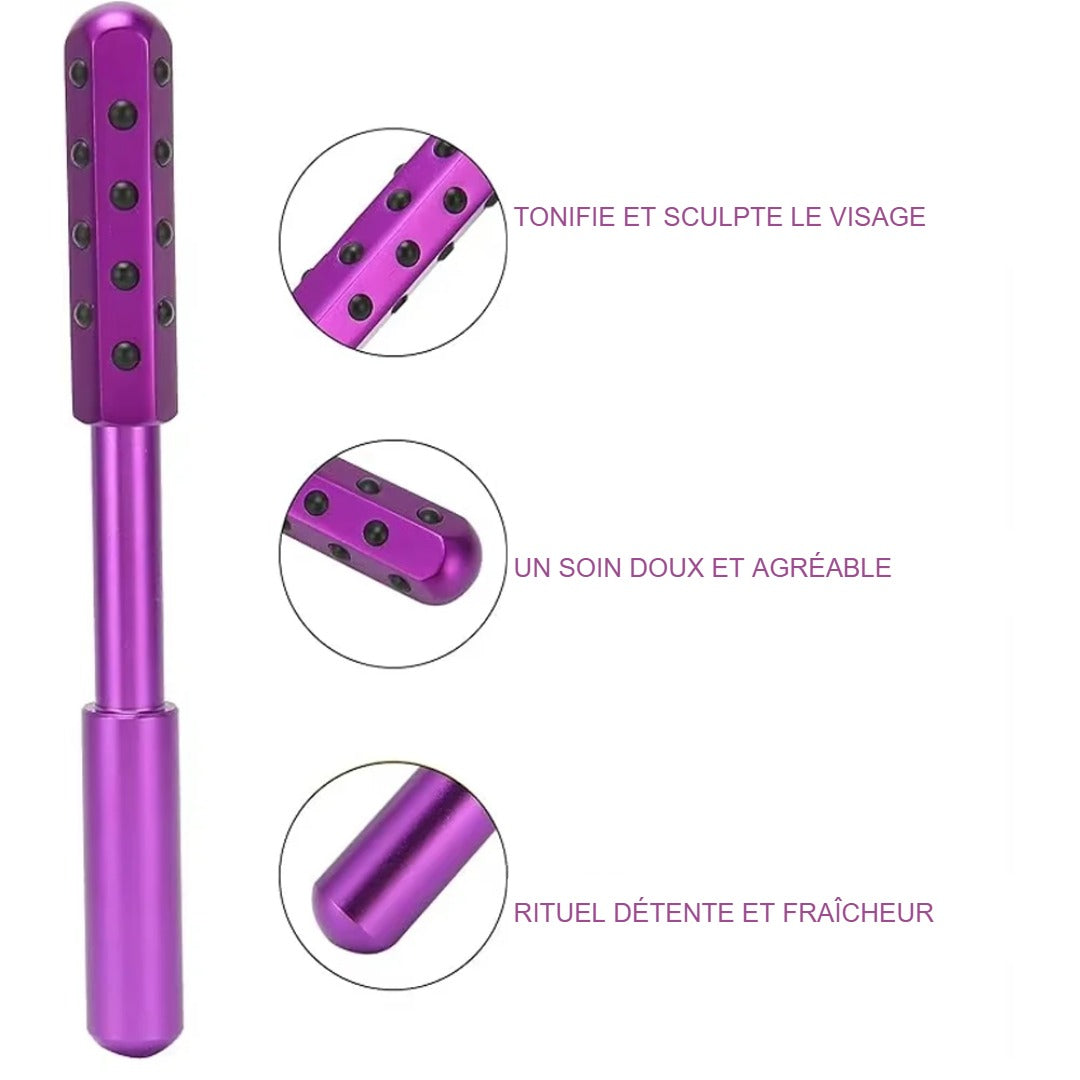 Rouleau Massage Visage Germanium – Rituel Beauté Anti-Fatigue