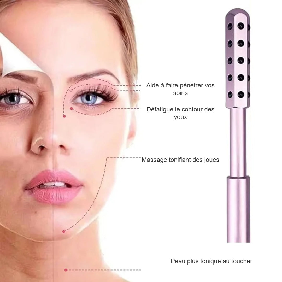 Rouleau Massage Visage Germanium – Rituel Beauté Anti-Fatigue